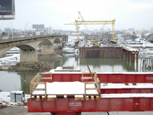 Завершена первая очередь строительства нового Яблоновского моста