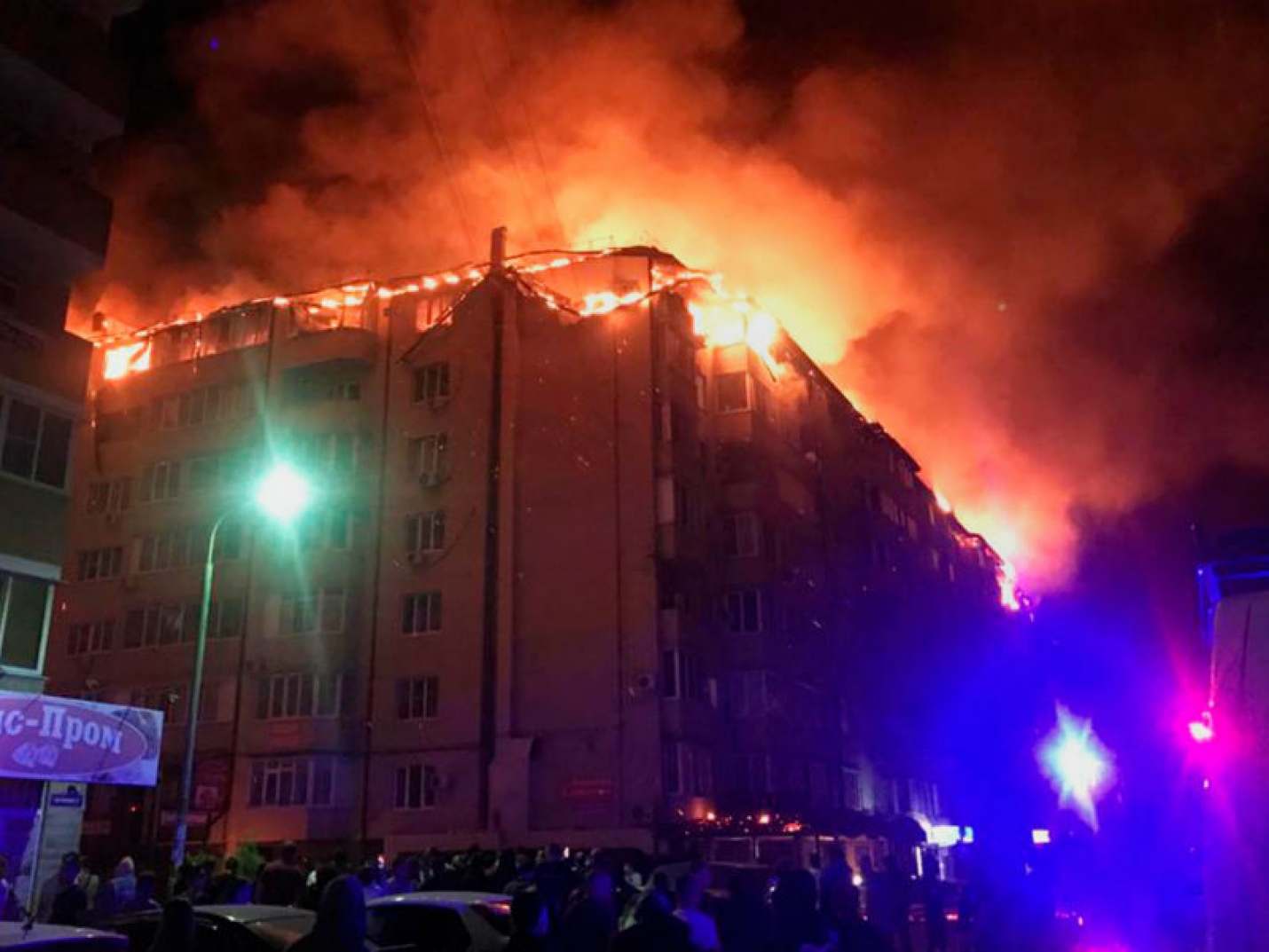 Глава Кубани назвал сгоревший в Краснодаре жилой дом самостроем